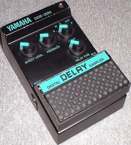 Yamaha DDS-20M sampling delay pedal 1988-1989